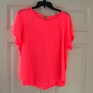Neon Pink Blouse